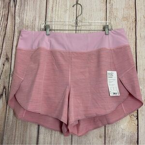 Athleta Womens Run with it textured 3.5” athletic shorts size 2X